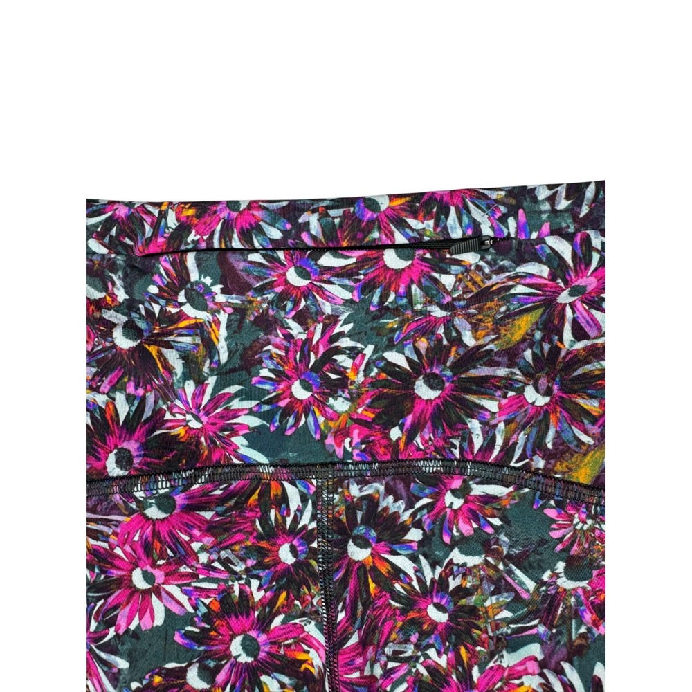 Lululemon Swift Speed High Rise Crop 21" Floral Electric Multi Leggings Size 20 - Picture 6 of 9